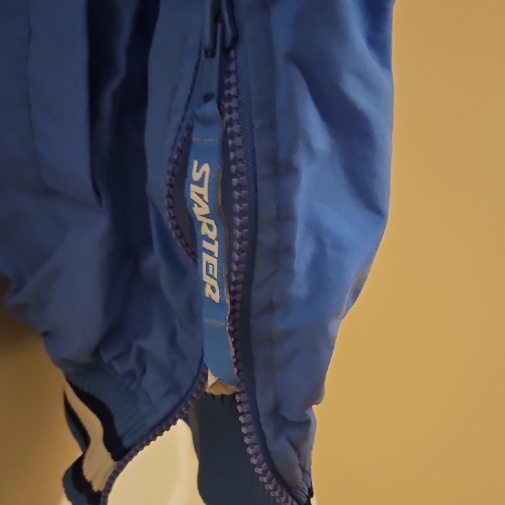 Starter Light Blue Pullover Jacket - image 3